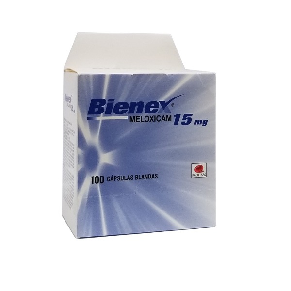 BIENEX 15MG 100 CAPSULAS C/U (CADA UNIDAD)