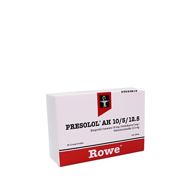 PRESOLOL AH 10/5/12.5 MG 30 COMPRIMIDO