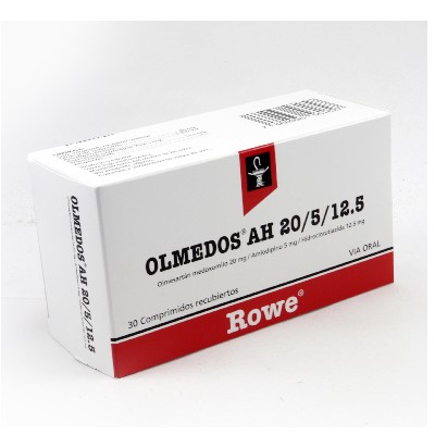 OLMEDOS AH 20/5/12.5 MG 30 COMPRIMIDOS