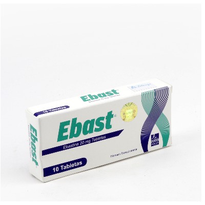 EBAST 20MG 10 TABLETAS