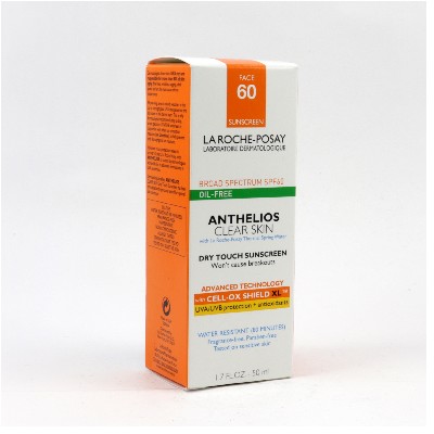 LA ROCHE-POSAY ANTHELIOS CLEAR SKIN OIL FREE 60SPF 50ML*(LRP0066)