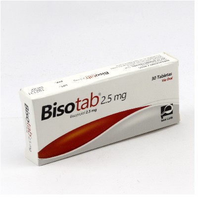 BISOTAB 2.5MG 30 TABLETAS