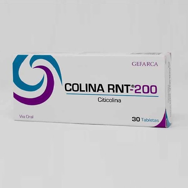 COLINA RNT 200 MG 30 TABLETAS