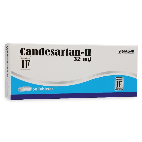 CANDESARTAN H IF 32/12.5MG 50 TABLETAS C/B (CADA BLISTER)