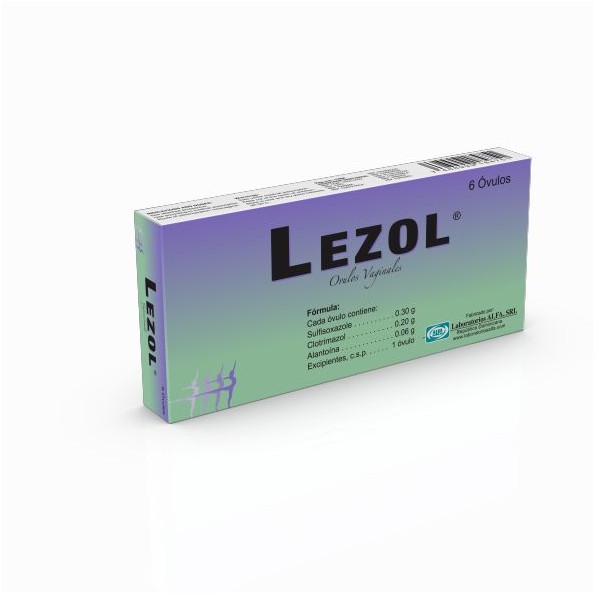 LEZOL 6 OVULOS