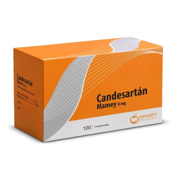 CANDESARTAN MAMEY 8MG 100 COMPRIMIDOS C/B (CADA BLISTER)