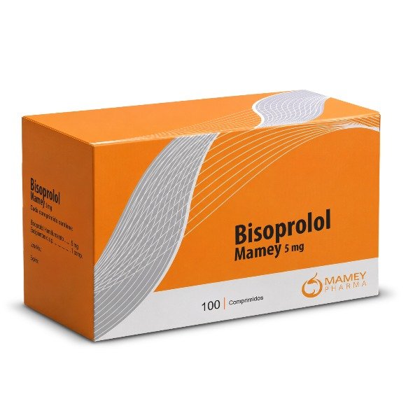 BISOPROLOL MAMEY 5MG 100 COMPRIMIDOS C/B (CADA BLISTER)