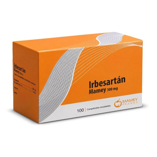 IRBESARTAN MAMEY 300MG 100 COMPRIMIDOS C/B (CADA BLISTER)
