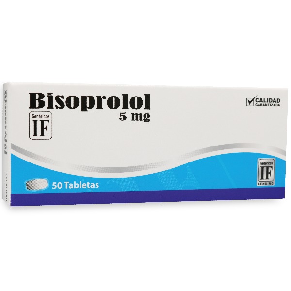 BISOPROLOL IF 5MG 50 TABLETAS C/B (CADA BLISTER)