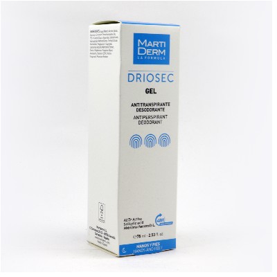 MARTIDERM DRIOSEC GEL ANTITRANSPIRANTE MANOS Y PIE 75ML