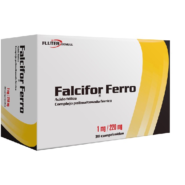 FALCIFOR FERRO 1MG/220MG 30 COMPRIMIDOS