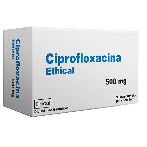 CIPROFLOXACINA ALFA 500MG 30 CAPLETAS C/U (CADA UNIDAD)