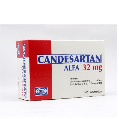 CANDESARTAN ALFA 32MG 100 COMPRIMDOS C/B (CADA BLISTER)