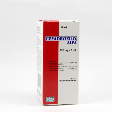 CEFADROXILO ALFA 250MG SUSPENSION 60ML