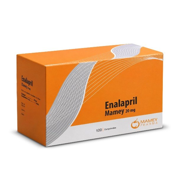 ENALAPRIL MAMEY 20MG 100 COMPRIMIDOS C/B (CADA BLISTER)