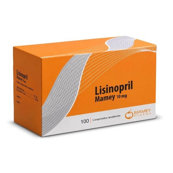 LISINOPRIL MAMEY 10MG 100 COMPRIMIDOS C/B (CADA BLISTER)