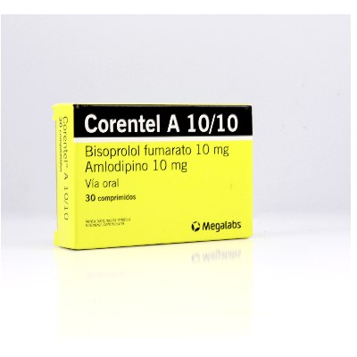 CORENTEL A 10/10MG 30 COMPRIMIDOS