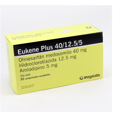 EUKENE PLUS 40/12.5/5MG 30 COMPRIMIDOS