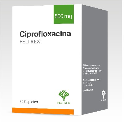 CIPROFLOXACINA FELTREX 500MG 30 TABLETAS C/U (CADA UNIDAD)