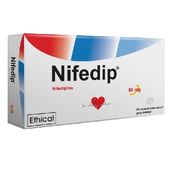 NIFEDIP 60MG 50 COMPRIMIDOS C/B (CADA BLISTER)