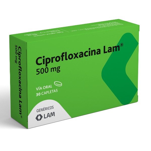 CIPROFLOXACINA LAM 500MG 30 COMPRIMIDOS C/U (CADA UNIDAD)