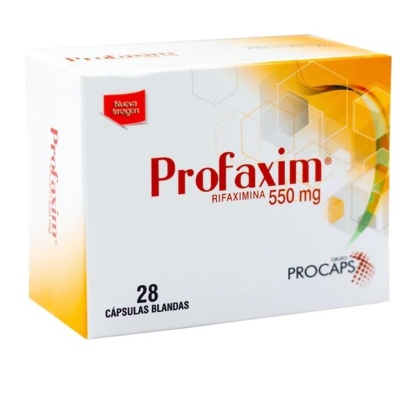 PROFAXIM 550MG 28 CAPSULAS C/U (CADA UNIDAD)
