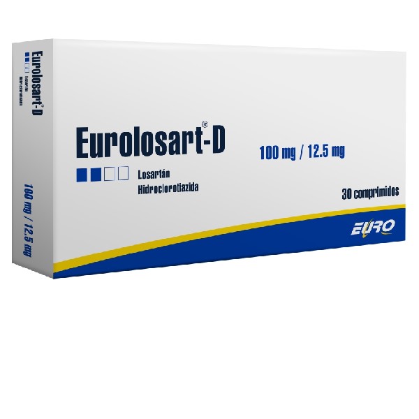 EUROLOSART D 100/12.5MG 30 COMPRIMIDOS