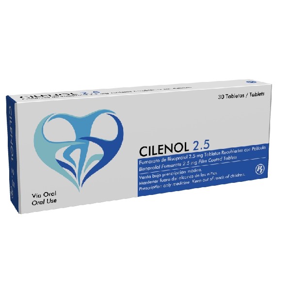 CILENOL 2.5MG 30 TABLETAS