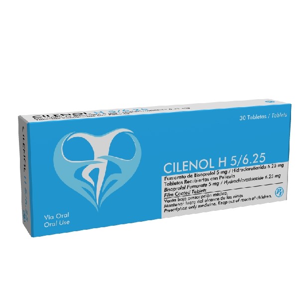 CILENOL H 5/6.25MG 30 TABLETAS