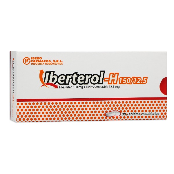 IBERTEROL H 150/12.5MG 30 TABLETAS