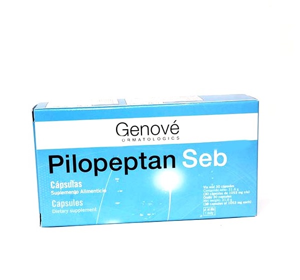 GENOVE PILOPEPTAN SEB 30 CAPSULAS