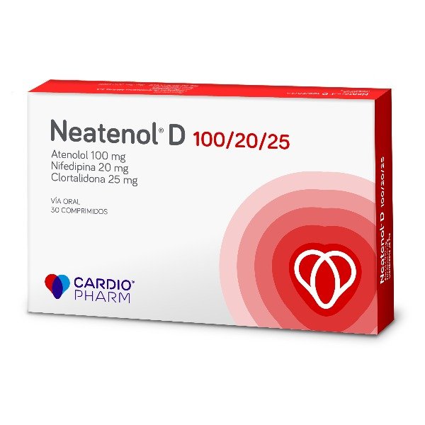 NEATENOL D 100/20/25 MG 30 COMPRIMIDOS