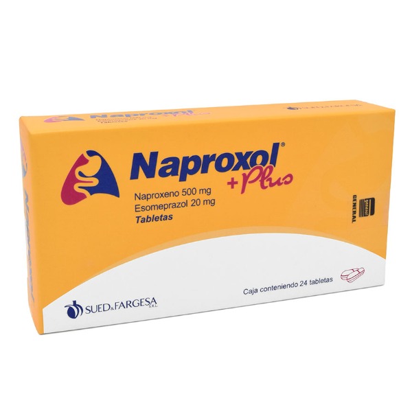 NAPROXOL PLUS 500/20MG 24 TABLETAS
