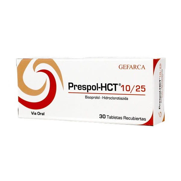 PRESPOL HCT 10/25MG 30 TABLETAS
