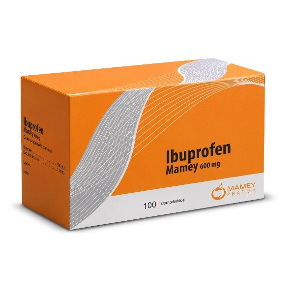 IBUPROFENO MAMEY 600MG 100 COMPRIMIDOS C/U (CADA UNIDAD)