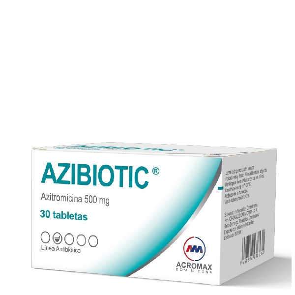AZIBIOTIC 500MG 30 TABLETAS C/U (CADA UNIDAD)