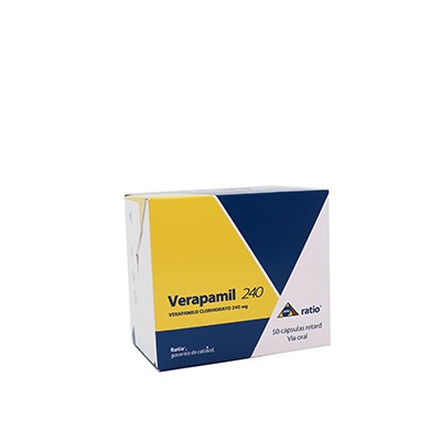 VERAPAMIL RETARD 240MG 50 CAPSULAS C/B (CADA BLISTER)(5)