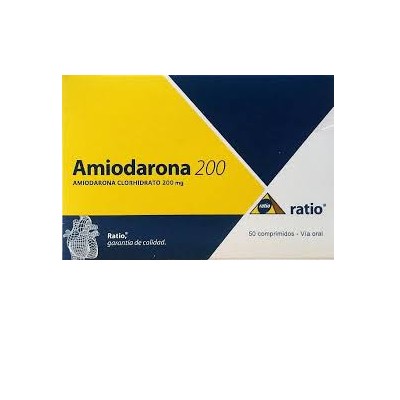AMIODARONA RATIO 200MG 50 TABLETAS C/B (CADA BLISTER)