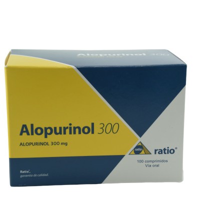 ALOPURINOL RATIO 300MG 100 COMPRIMIDOS C/B (CADA BLISTER)