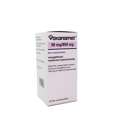 VOKANAMET 50/850 MG 60 TABLETAS