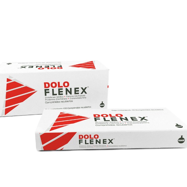 DOLO FLENEX 100 COMPRIMIDOS C/U (CADA UNIDAD)