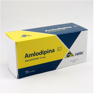 AMLODIPINA RATIO 10MG 100 COMPRIMIDOS C/B (CADA BLISTER)