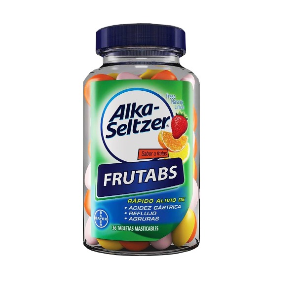 ALKA SELTZER FRUTABS 36 TABLETAS