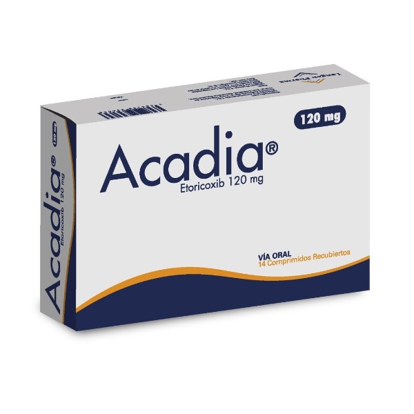 ACADIA 120MG 14 COMPRIMIDOS C/B (CADA BLISTER)