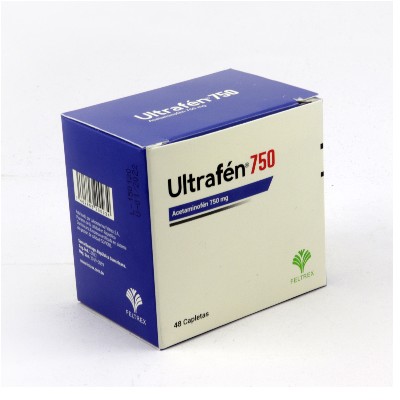 ULTRAFEN 750MG 48 CAPLETAS C/U (CADA UNIDAD)