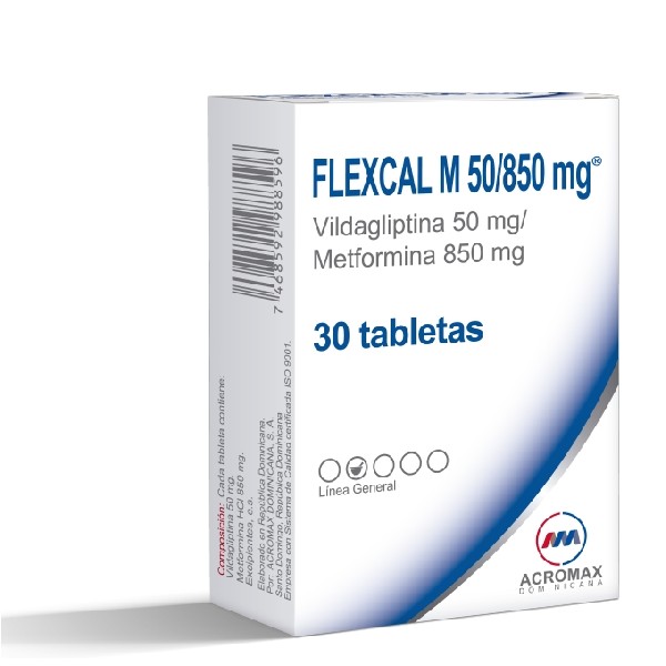 FLEXCAL M 50/850MG 30 TABLETAS