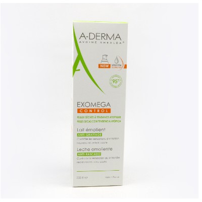 A-DERMA EXOMEGA CONTROL LECHE EMOLIENTE 200ML* (4636)
