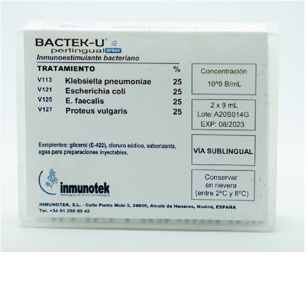 BACTEK U PERLINGUAL SPRAY 9ML