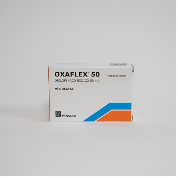 OXAFLEX 50MG 10 SUPOSITORIO