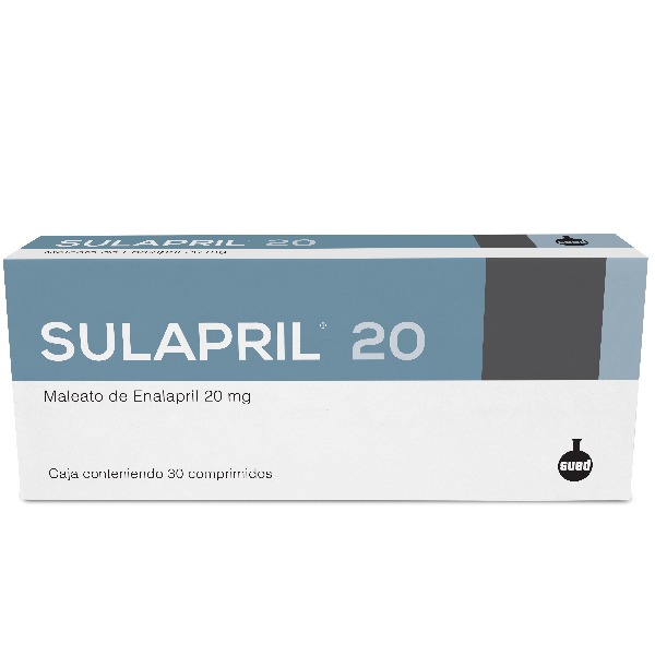 SULAPRIL 20MG 30 COMPRIMIDOS